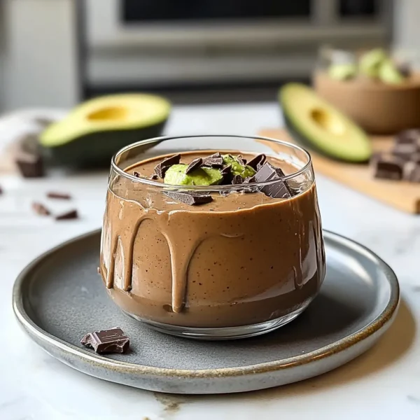 Avocado Chocolate Peanut Butter Smoothie