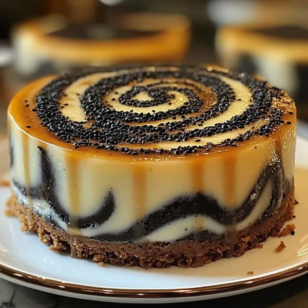 Black Sesame Vanilla Swirl Cake: A Unique Culinary Delight