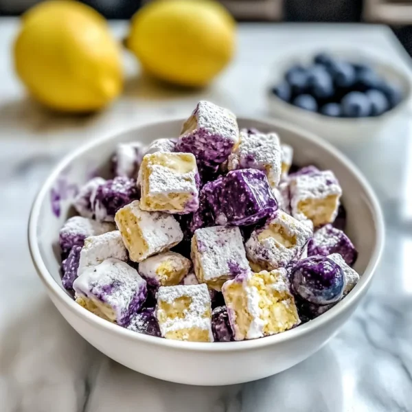 Blueberry Lemon Cheesecake Puppy Chow: No-Bake Bliss Awaits