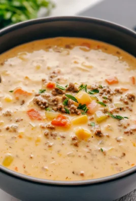 Cheeseburger Soup