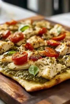Chicken Pesto Flatbread