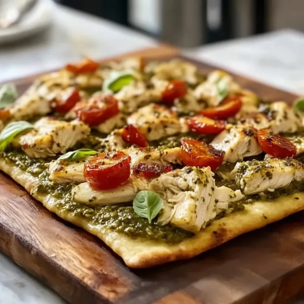 Chicken Pesto Flatbread