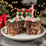 Chocolate Peppermint Rice Krispie Treats