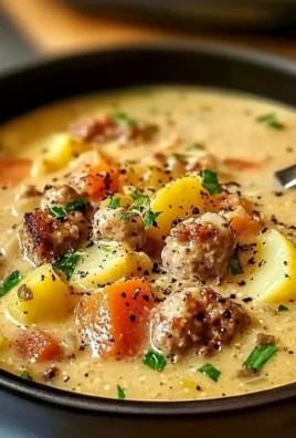 Comforting Potato and Sausage Chowder