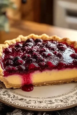 Cranberry Custard Pie