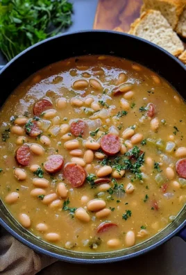 Creamy Bean Soup With Kielbasa