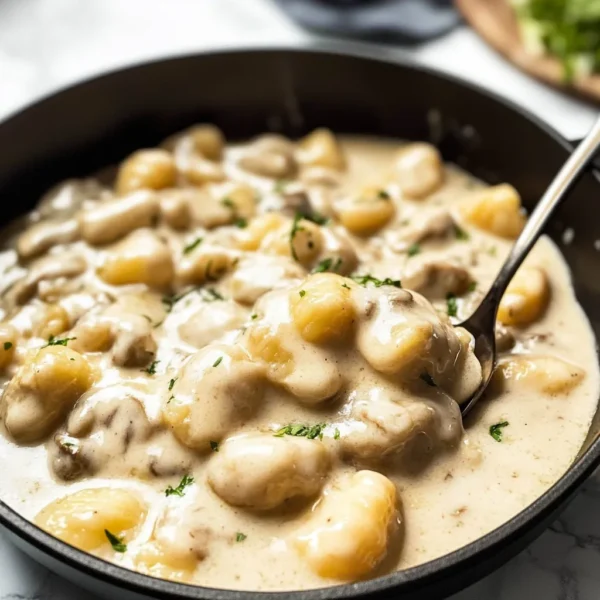CREAMY BOURSIN GNOCCHI