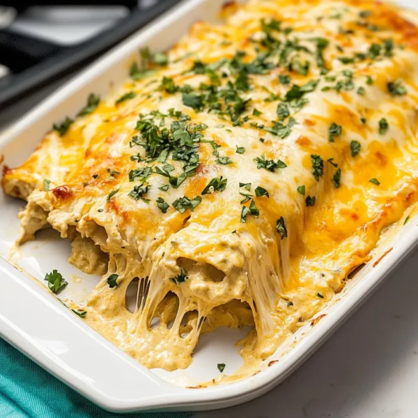 CREAMY CHICKEN ENCHILADAS