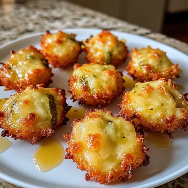 CRISPY PICKLE CHEESE BITES