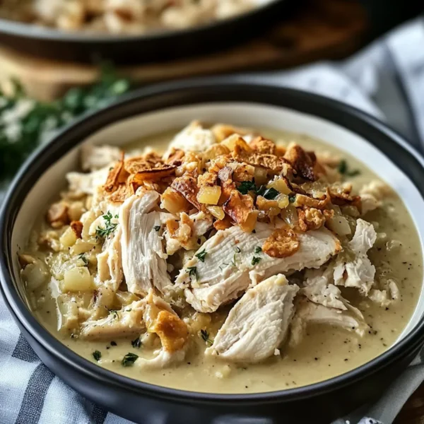 Crockpot Chicken & Dressing Bliss for Effortless Family Dinners
