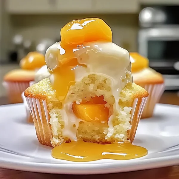 Delicious Honey Peach Cream Cheese Cupcakes for Summer Bliss