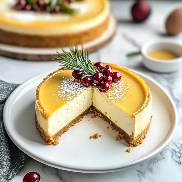 Eggnog Cheesecake