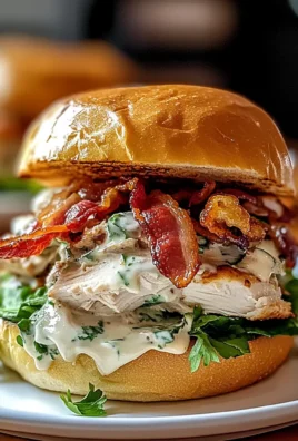 Epic Chopped Chicken Beef Bacon Ranch Sandwich Flavor Bomb