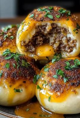Garlic Parmesan Cheeseburger Bombs: Delight in Every Bite!