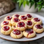 Jammy Cream Cheese Thumbprint Cookies