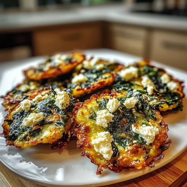 Mediterranean Spinach Feta Crisps