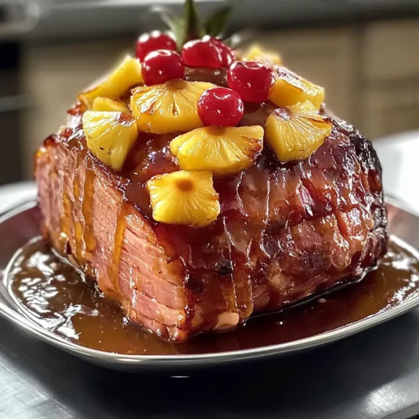 Mouthwatering Baked Ham With Brown Sugar and Pineapple