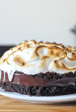 No Bake Chocolate Creme Pie with Swirly Meringue