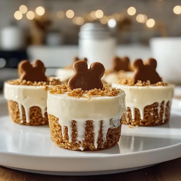 No-Bake Gingerbread Cheesecake Cups
