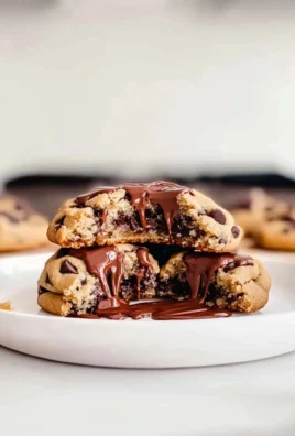 Nutella Stuffed Chocolate Chip Cookies