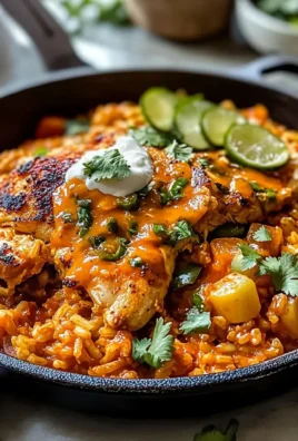 ONE-SKILLET MEXICAN CHICKEN AND RICE