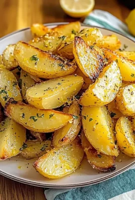 Perfect Crispy Greek Lemon Potatoes