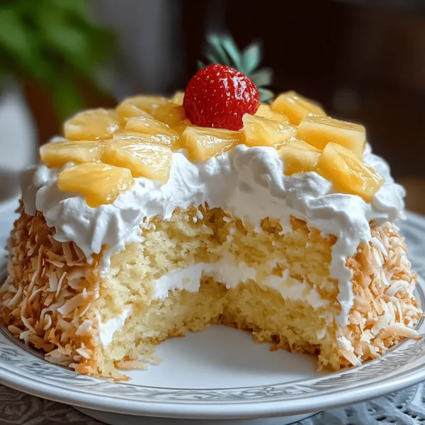 Pineapple Coconut God Bless America Cake Recipe