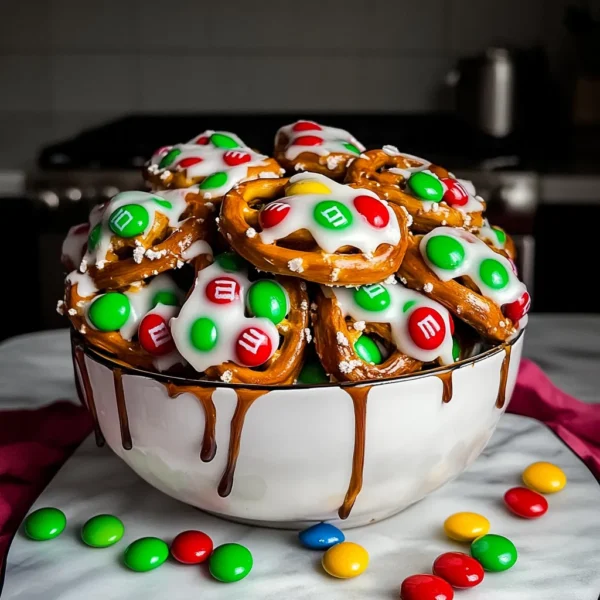 Pretzel M&M Hugs