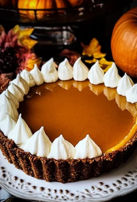 PUMPKIN CHEESE PIE WITH GINGERSNAP CRUST