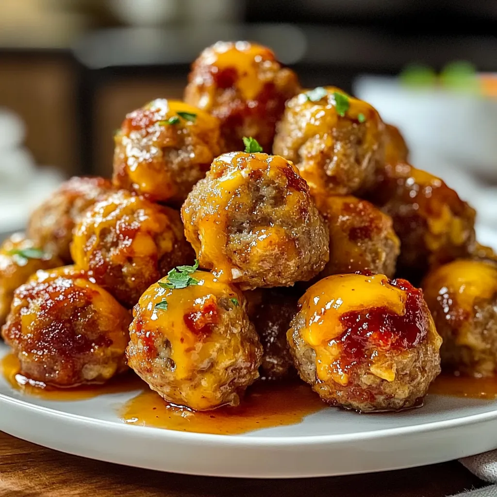 Rotel Cream Cheese Sausage Balls