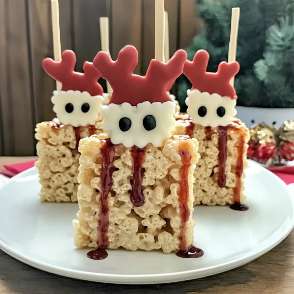Rudolph Rice Krispie Treats