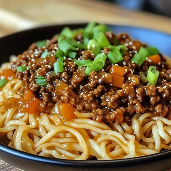 Savory Mongolian Ground Beef Noodles: A Flavorful Journey