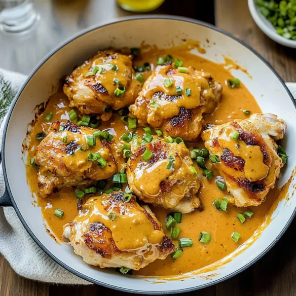 Skillet Bang Bang Chicken Thighs