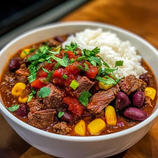 Spicy Steak Chili Bowl