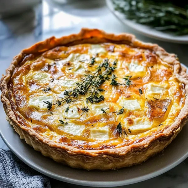SWEET POTATO & GOAT CHEESE QUICHE