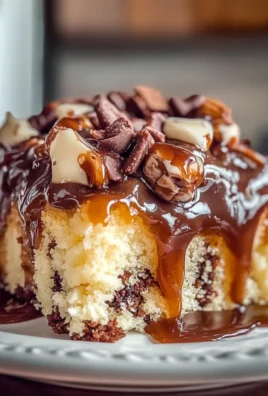 Turtle Poke Cake