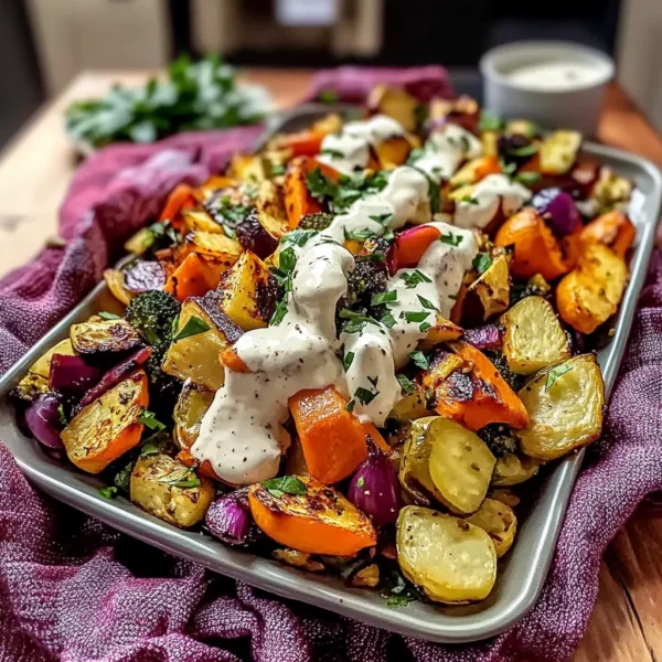 Vegan Middle Eastern Roasted Vegetables