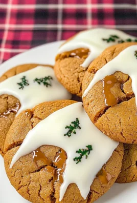 White Chocolate Dipped Ginger Cookies