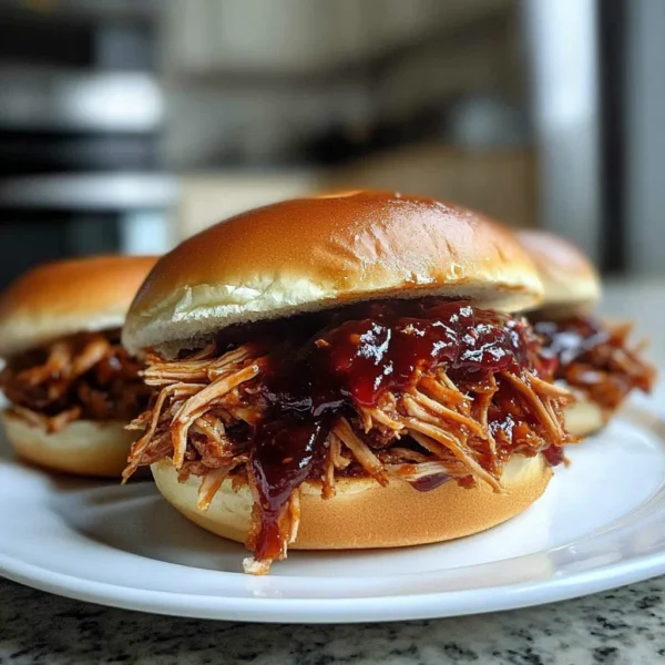 Amazing 4 Cranberry BBQ Pulled Pork Sandwiches