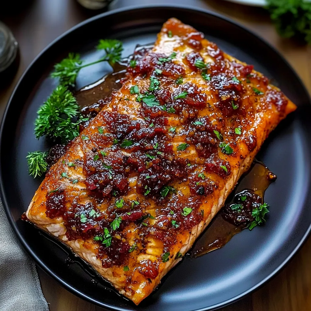 Bacon Jam Salmon