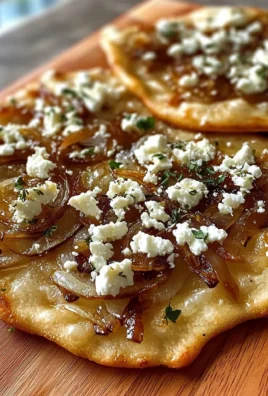 Caramelized Onion & Feta Flatbreads: A Flavorful Delight!
