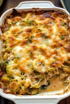 Cheesy Brussels Sprout Casserole