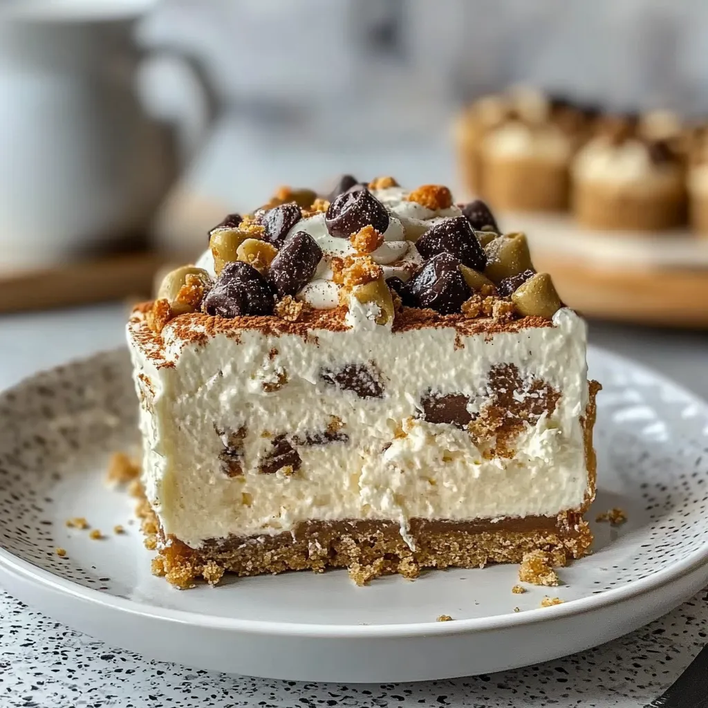 COZY CANNOLI CHEESECAKE DESSERT