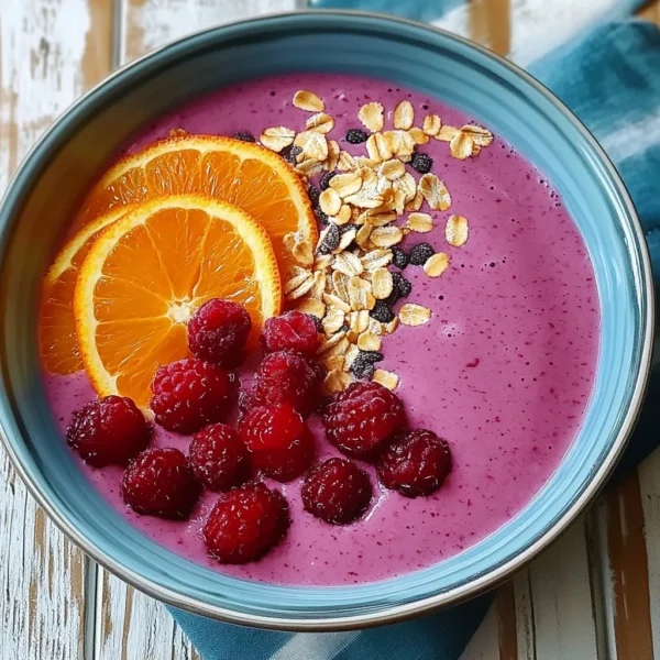 DELIGHTFUL CRANBERRY ORANGE SMOOTHIE BOWL RECIPE