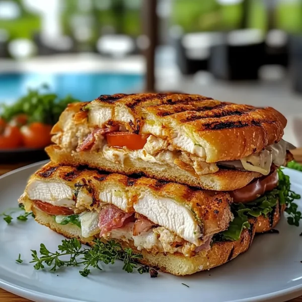 Easy Grilled Chicken Cordon Bleu Sandwich