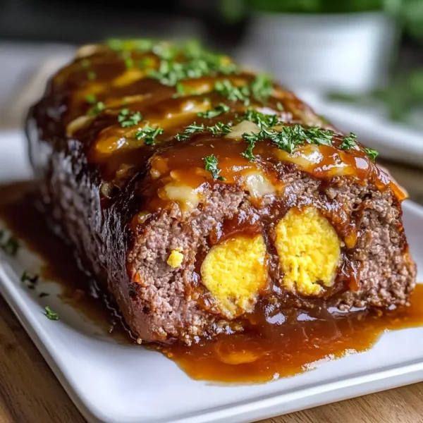 Egg-Baked Meatloaf: Juicy Goodness Wrapped in Beef Suet!
