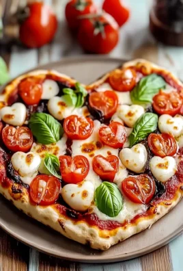 Heart-Shaped Fathead Pizza: Indulgent Fresh Toppings Delight
