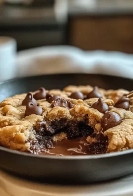 High-Protein Greek Yogurt Cookie Skillet - Easy Chocolate Chip Dessert