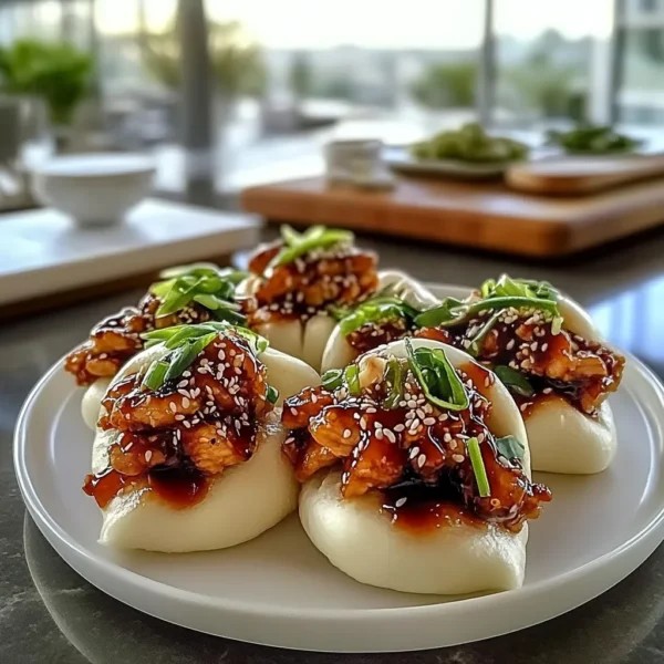 Korean Chicken Bao Buns