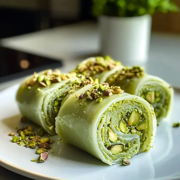 Low Carb Pistachio Roll: Irresistibly Creamy Delight!